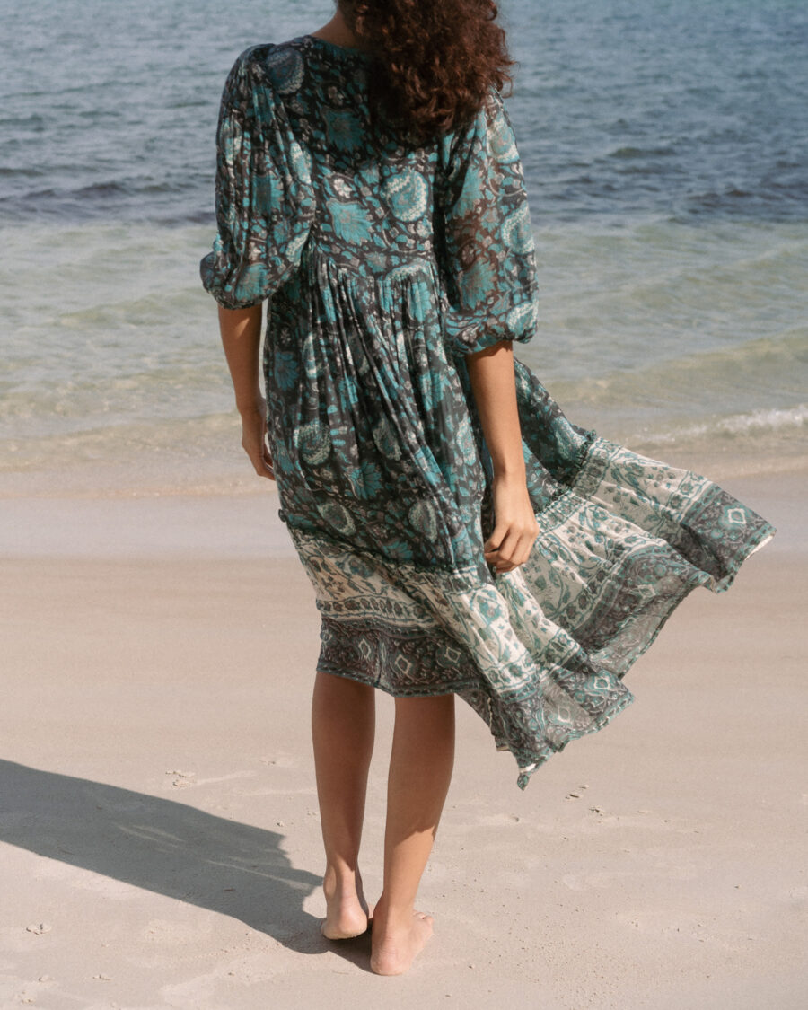 Old Fawn Ash Midi Dress - Image 4