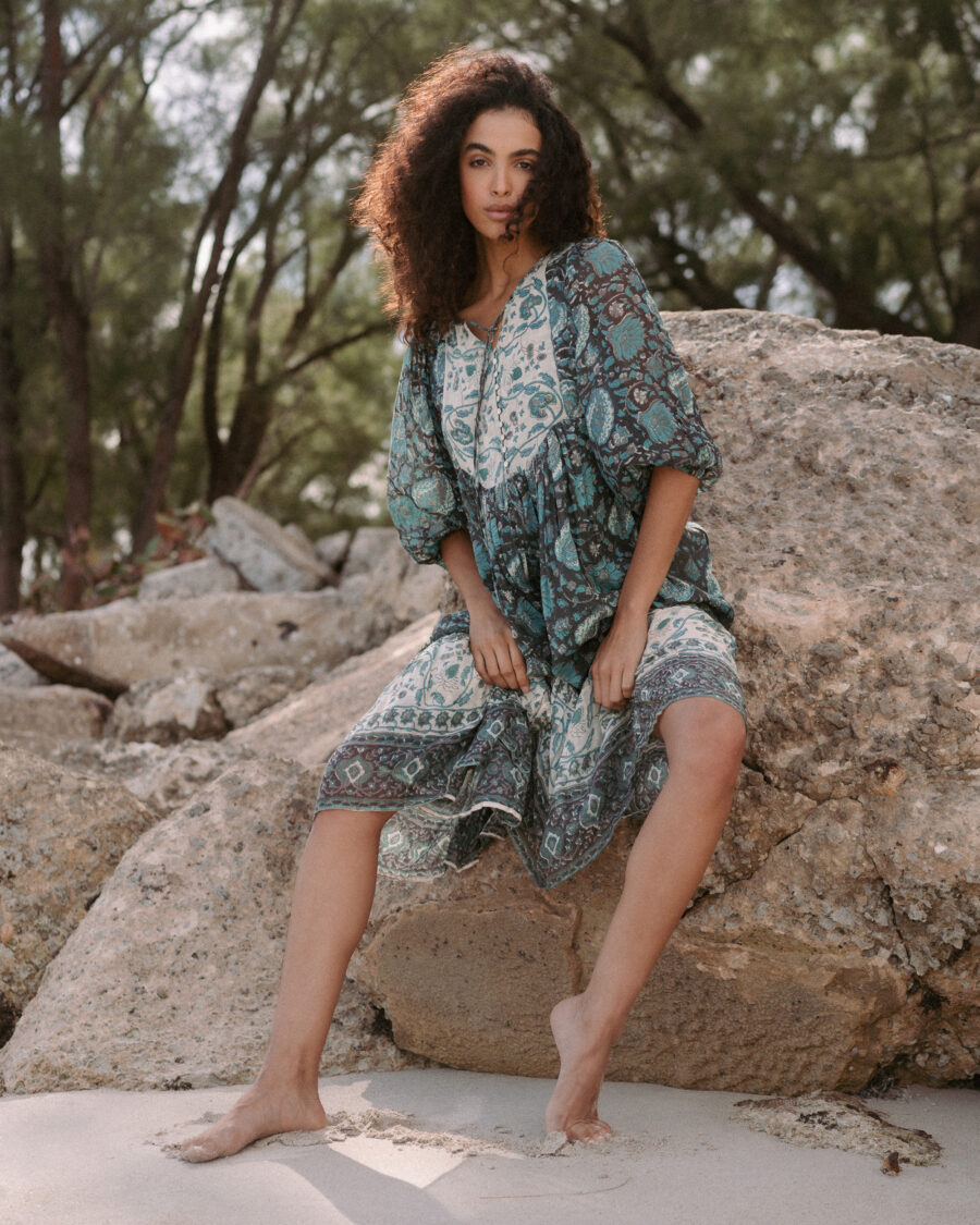 Old Fawn Ash Midi Dress - Image 5