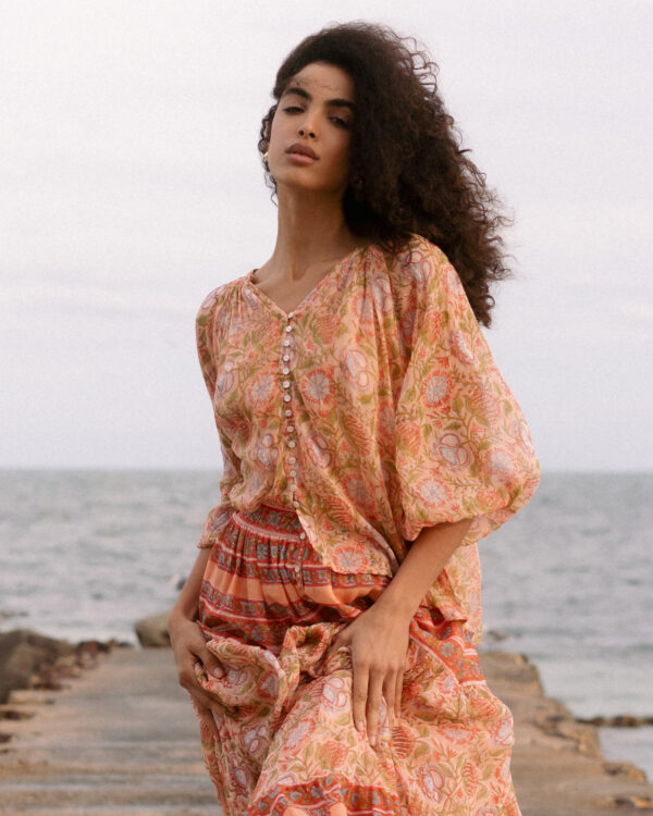 Elisa Button - Down Top