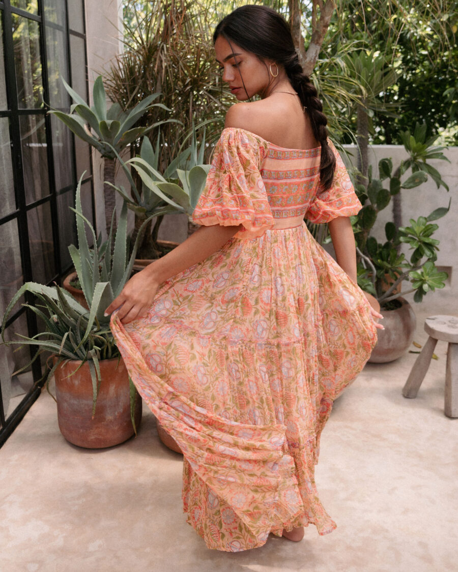 Elisa Off-Shoulder Maxi Dress - Image 5