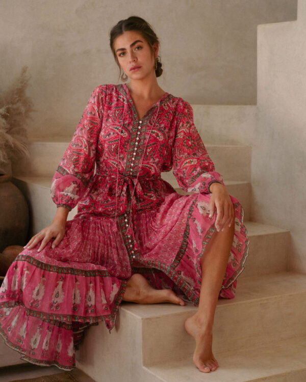 Gorja Pink Maxi Dress