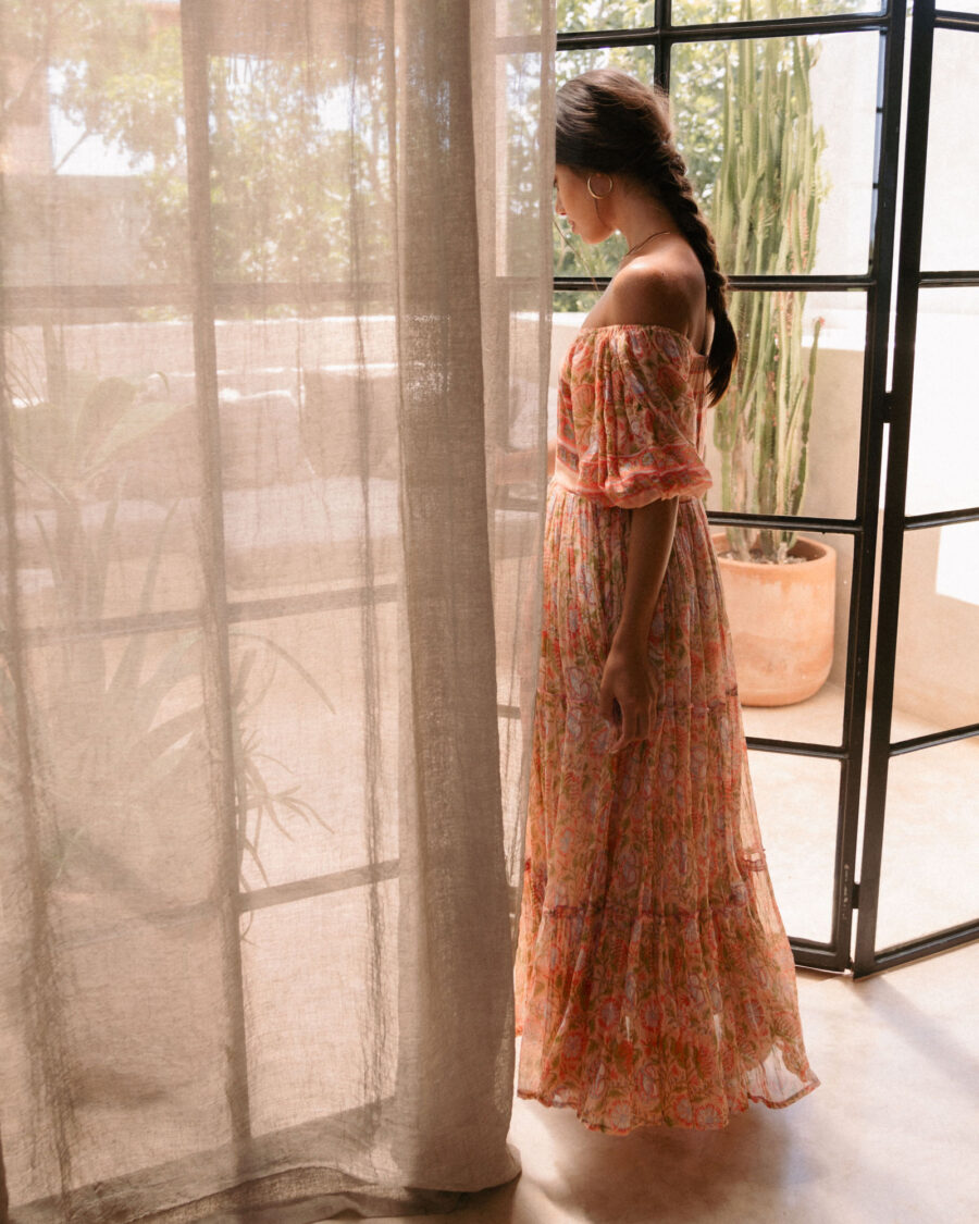Elisa Off-Shoulder Maxi Dress - Image 3